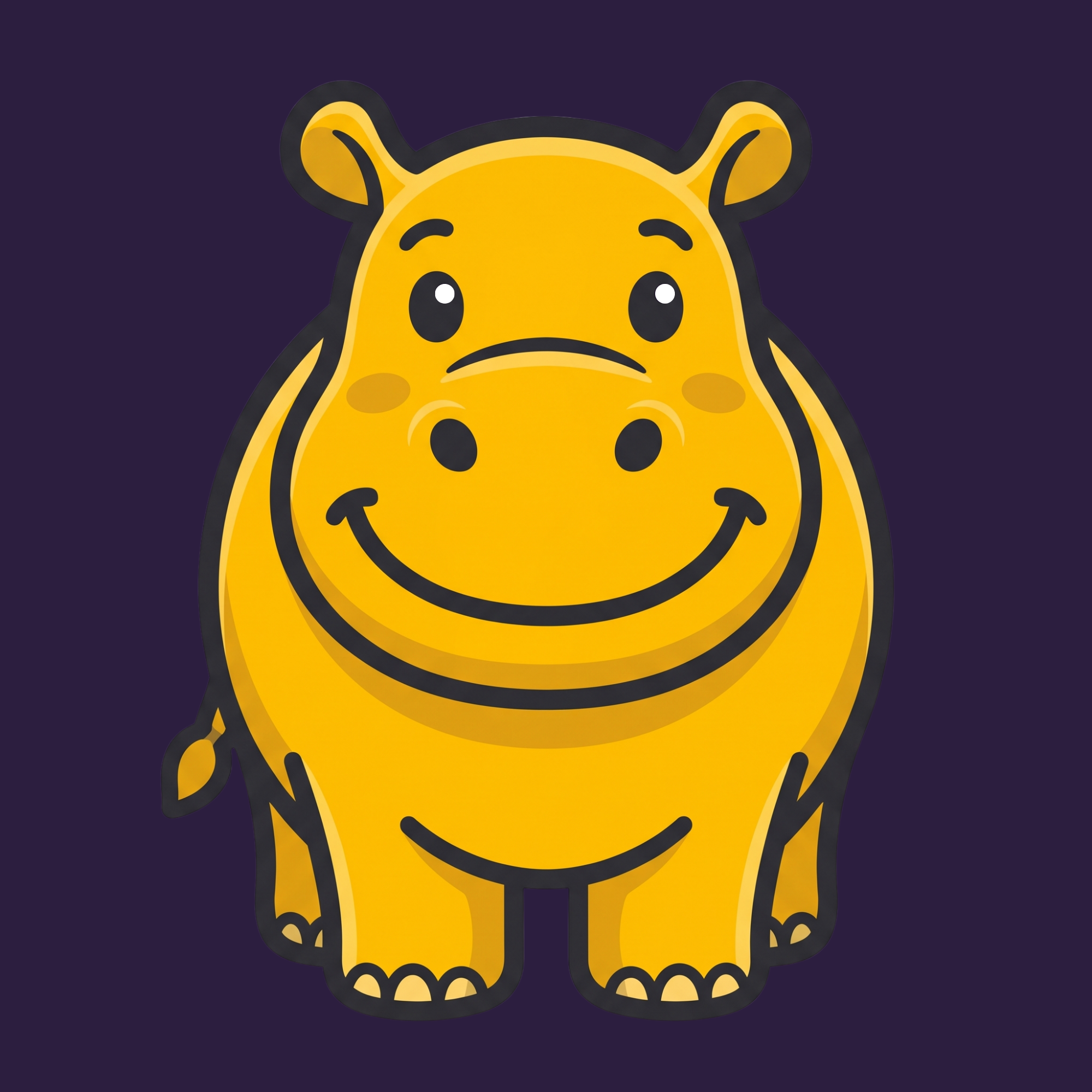 Yellow Hippo